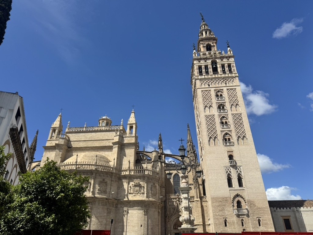 The Giralda beside Seville Cathedral