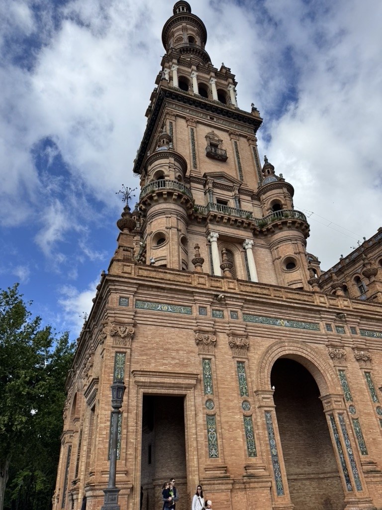 Plaza de España tower in Seville